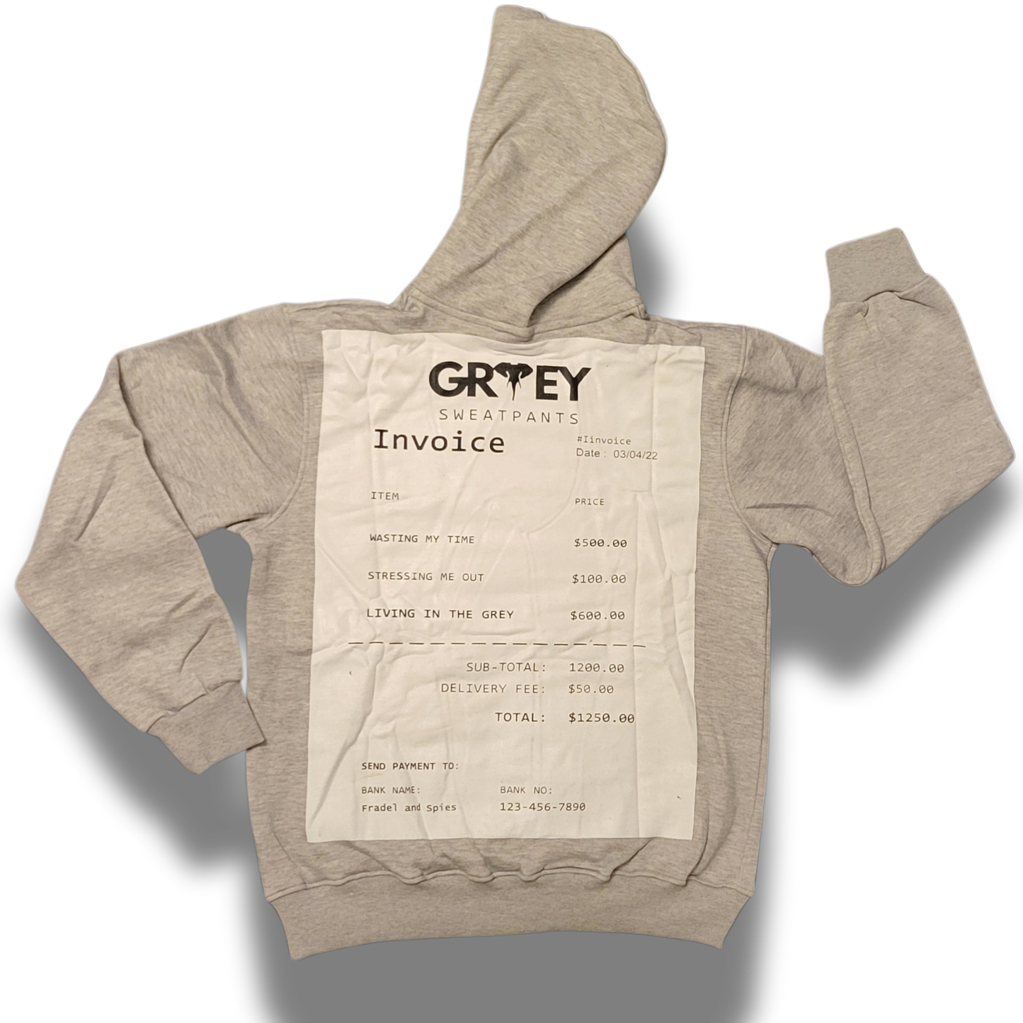 Grey Value Know Your Worth Hoodie